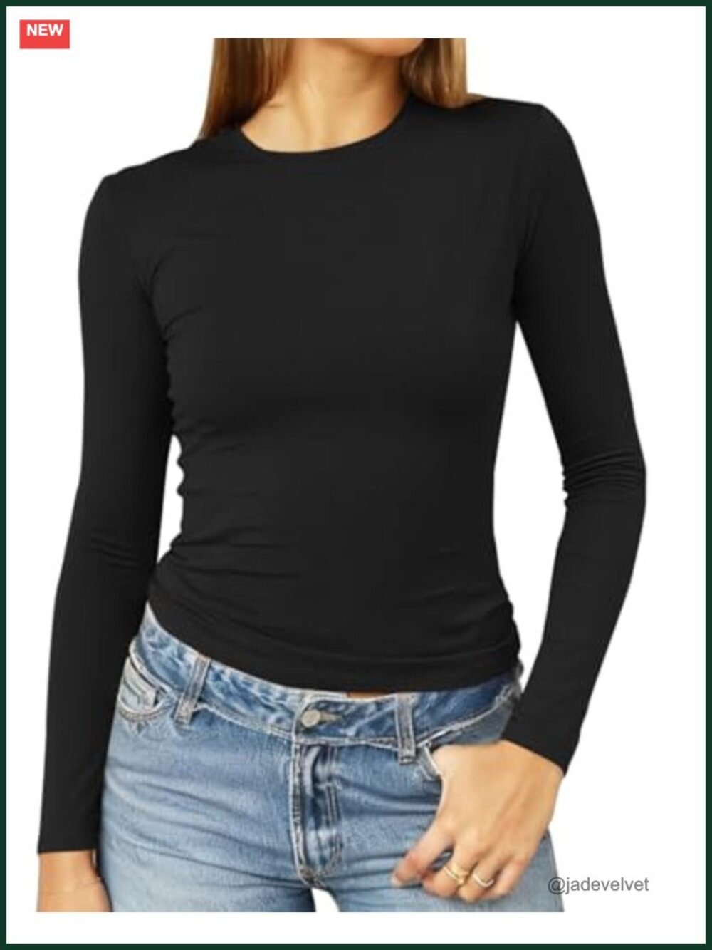 Slim Long Sleeve Cropped T-Shirt Y2K Going Out Top